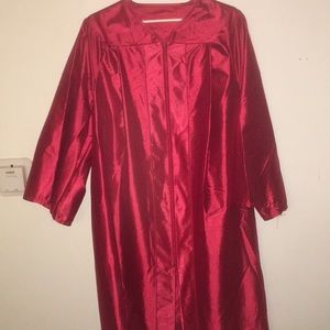 Red Graduation Gown
